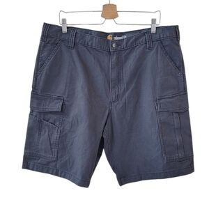 Carhartt Grey Relaxed Fit Cargo Work Shorts Size 40